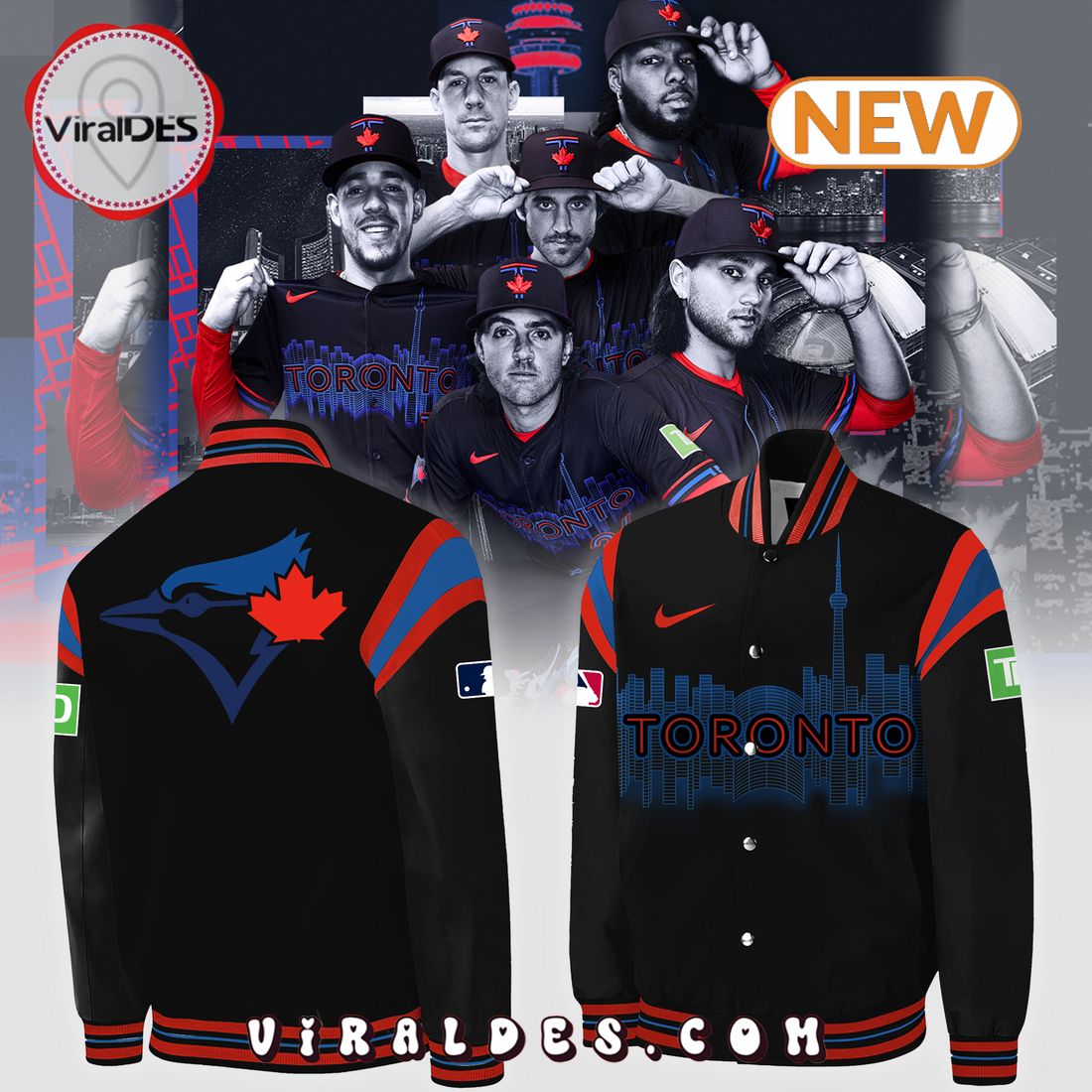 Special City Connect Toronto Blue Jays Baseball Jacket Special City Connect Toronto Blue Jays Baseball Jacket