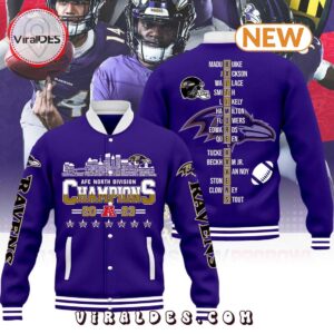 Baltimore Ravens Specialized Champions AFC Purple Baseball Jacket 1 baltimore ravens specialized champions afc purple baseball jacket 2 fyG6M.jpg