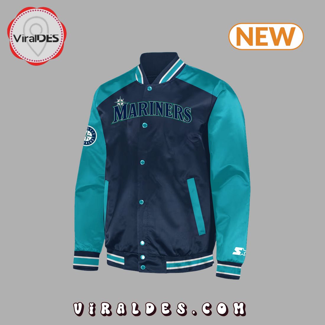 Special Edition NHYPEN x Seattle Mariners Jay Baseball Jacket Special Edition NHYPEN x Seattle Mariners Jay Baseball Jacket