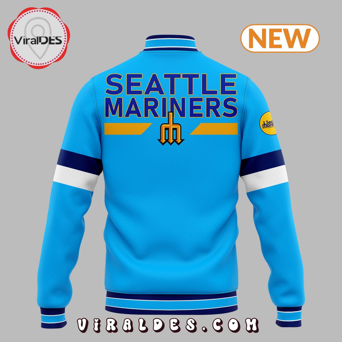 Special Seattle Mariners Baseball Team Blue Baseball Jacket Special Seattle Mariners Baseball Team Blue Baseball Jacket
