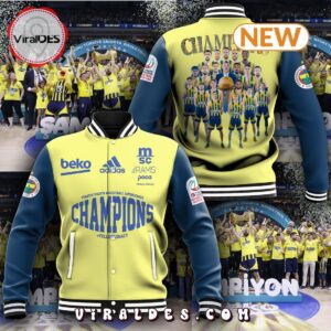 Fenerbahce Beko Champions Basketball Super League 2023-24 Baseball Jacket