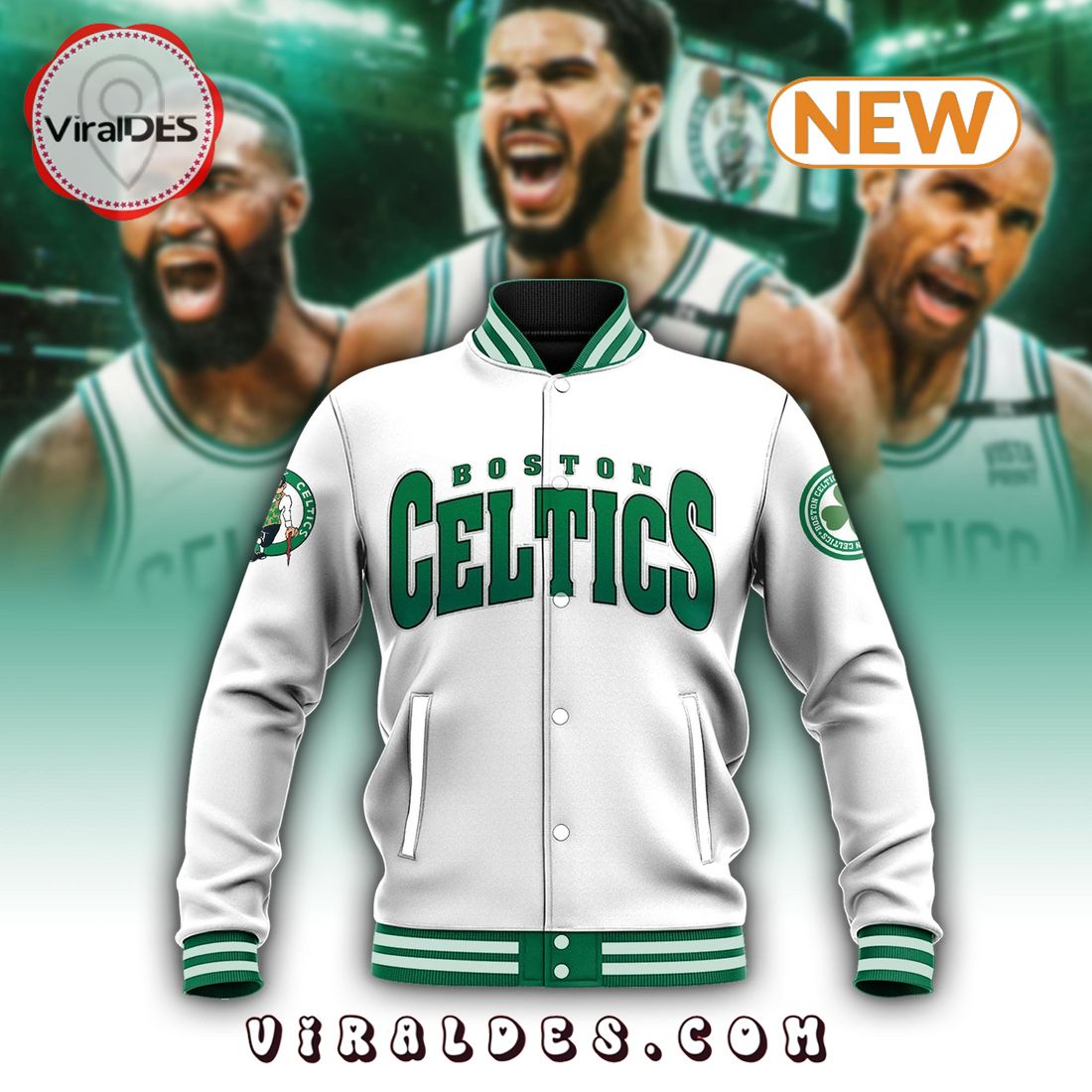 Boston Celtics 2024 NBA Baseball Jacket Limited Edition Boston Celtics 2024 NBA Baseball Jacket Limited Edition