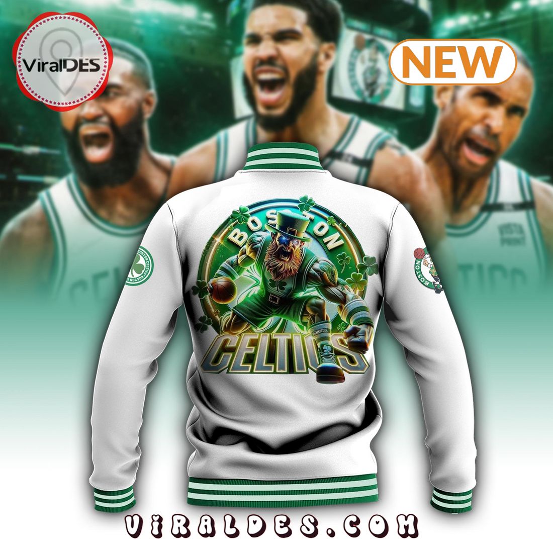 Boston Celtics 2024 NBA Baseball Jacket Limited Edition Boston Celtics 2024 NBA Baseball Jacket Limited Edition