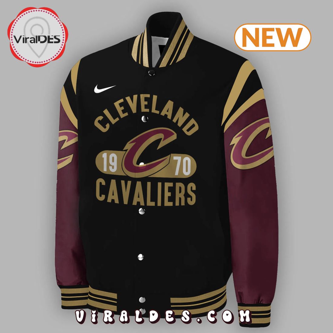 Cleveland Cavaliers Champions Summer League Baseball Jacket Cleveland Cavaliers Champions Summer League Baseball Jacket