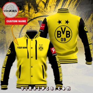 Custom Borussia Dortmund Special Yellow Baseball Jacket 1 custom borussia dortmund special yellow baseball jacket 2 XnPhU.jpg