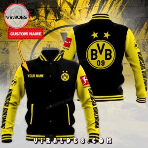 Custom Borussia Dortmund Special Black Baseball Jacket 1 custom borussia dortmund special black baseball jacket 2 y3ufQ.jpg