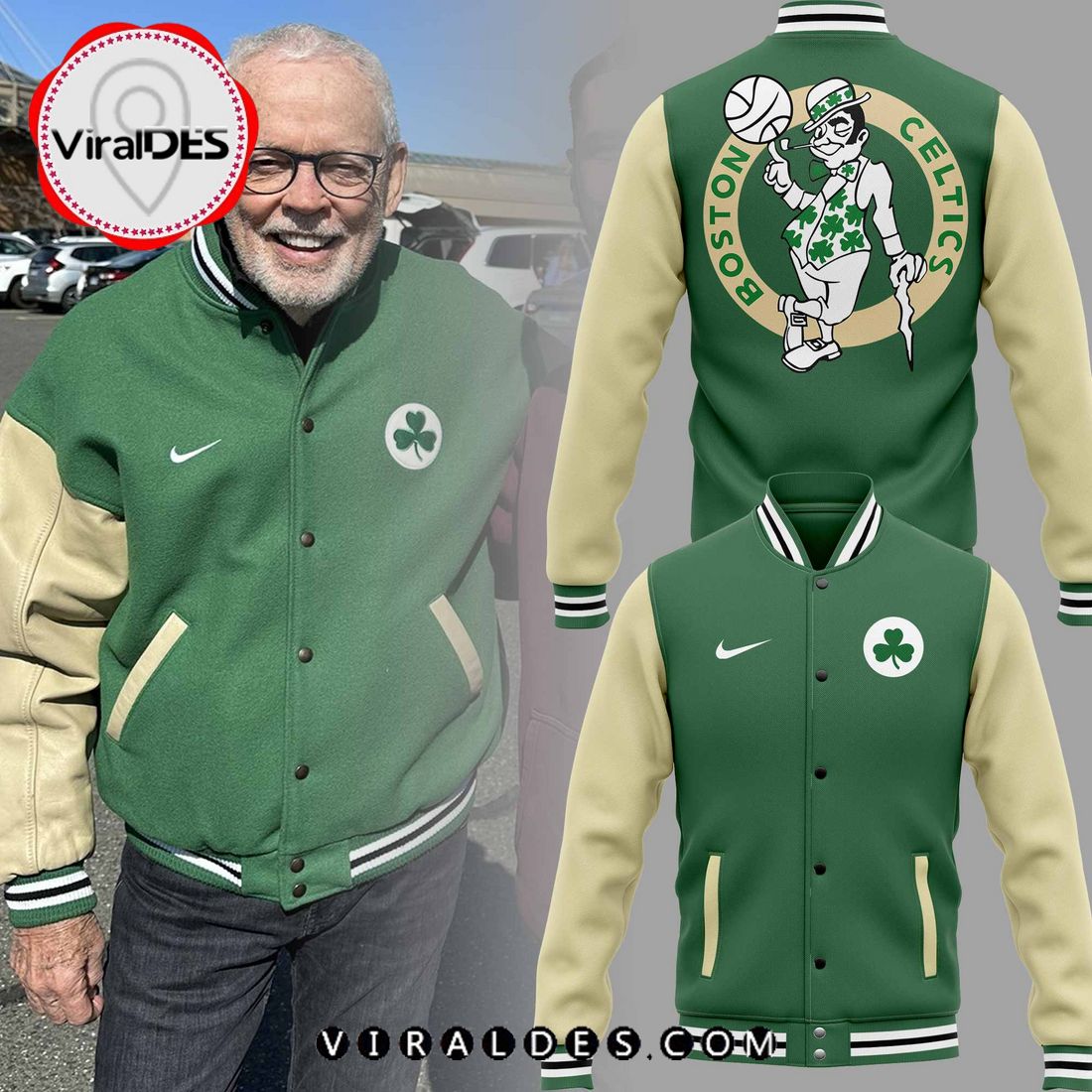 Limited Edition Boston Celtics New Green Baseball Jacket Limited Edition Boston Celtics New Green Baseball Jacket