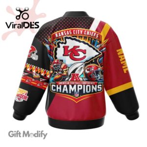 custom kansas city chiefs football conference champions special design baseball jacket 3 q4kxh.jpg