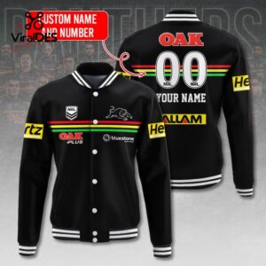 Custom NRL Penrith Panthers OAK Plus Black Sport Jacket, Baseball Jacket 1 custom nrl penrith panthers oak plus black sport jacket baseball jacket 2 oi8H9.jpg