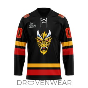 QMJHL Baie-Comeau Drakkar Personalized 2026-27 Alternate Lace Hockey Jersey