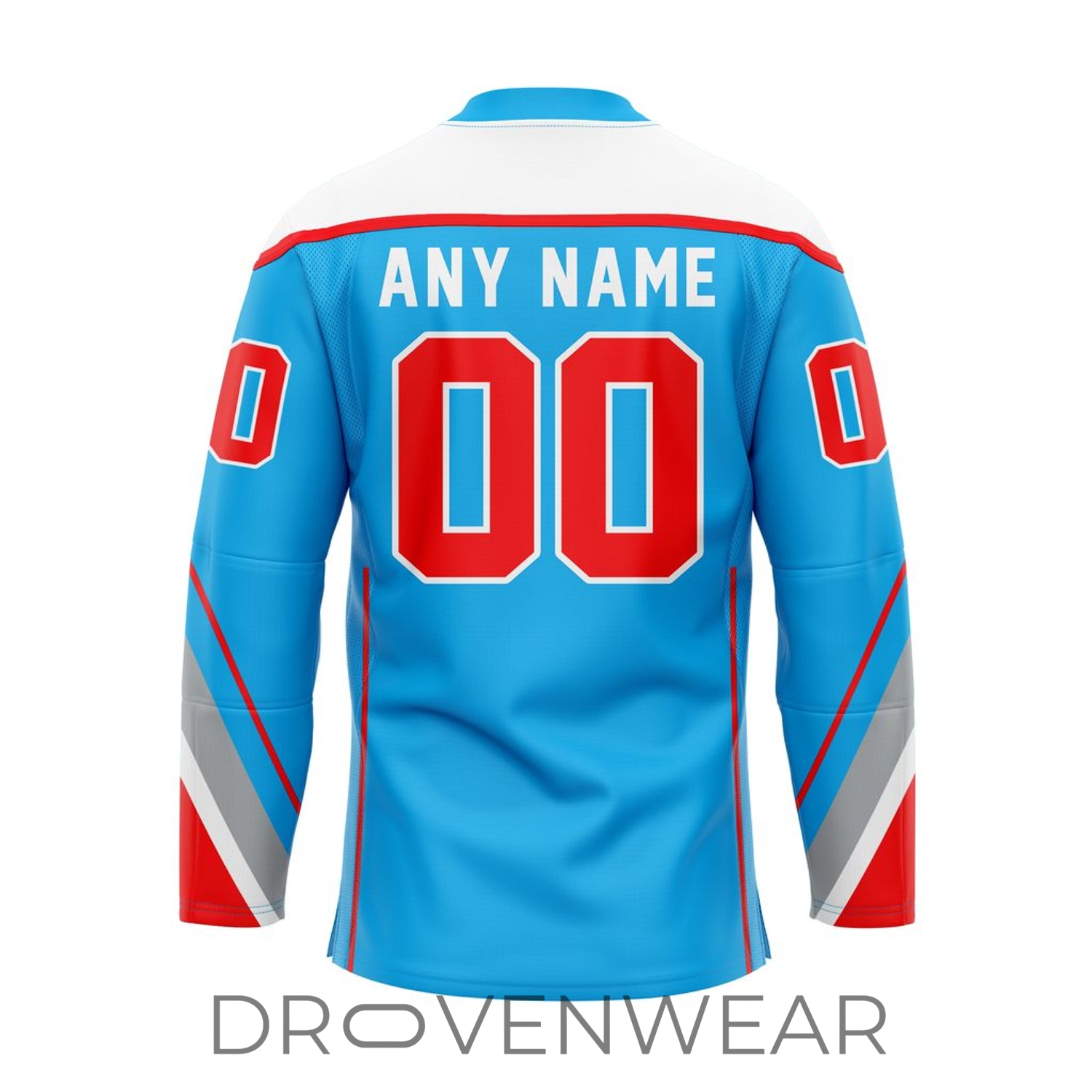 Echl Trenton Ironhawks Personalized 2026-27 Blue Lace Hockey Jersey Echl Trenton Ironhawks Personalized 2026-27 Blue Lace Hockey Jersey