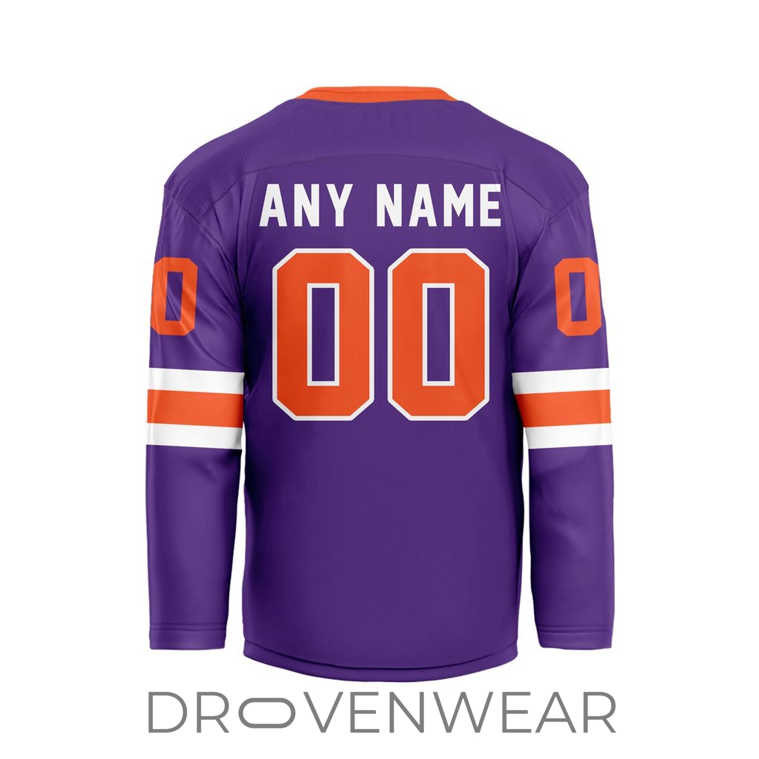 Nll Halifax Thunderbirds Personalized Purple V-shaped Hockey Jersey Design Nll Halifax Thunderbirds Personalized Purple V-shaped Hockey Jersey Design