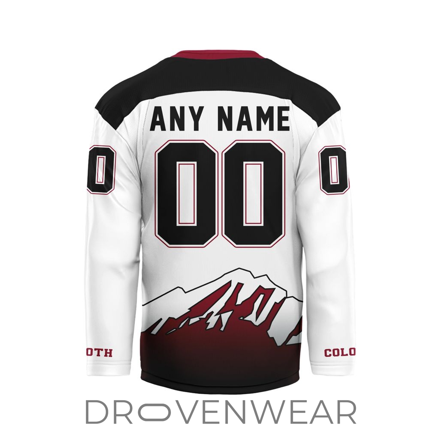 Nll Colorado Mammoth Personalized Black V-shaped Hockey Jersey Design Nll Colorado Mammoth Personalized Black V-shaped Hockey Jersey Design