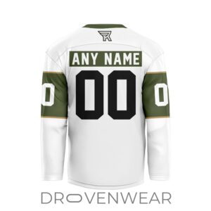 Nll Rochester Knighthawks Personalized White Vshaped Hockey Jersey Design 2.jpg