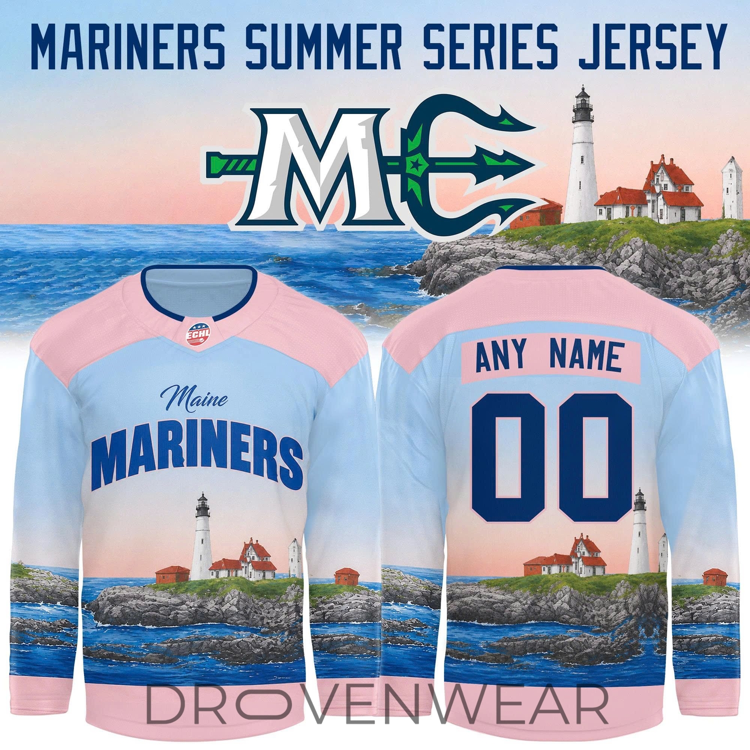 Maine Mariners Summer Series 2026 Special Hockey Jersey Maine Mariners Summer Series 2026 Special Hockey Jersey