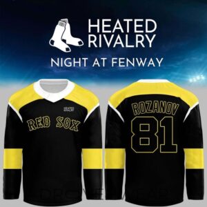 Boston Red Sox X Heated Rivalry Ilya Rozanov #81 Hockey Jersey