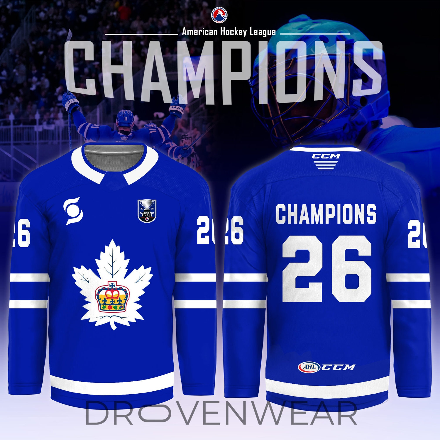 Toronto Marlies AHL Champions Baseball Jersey 2026 Edition Toronto Marlies AHL Champions Baseball Jersey 2026 Edition