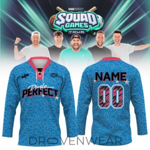 Dude Perfect Squad Games Tour 2026 Hockey Fan Jersey