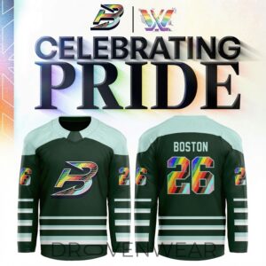 Boston Fleet Pride Month 2026 Custom PWHL Hockey Jersey