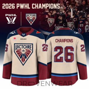2026 PWHL Champion Victoire de Montréal Premium Hockey Jersey Alternate Version