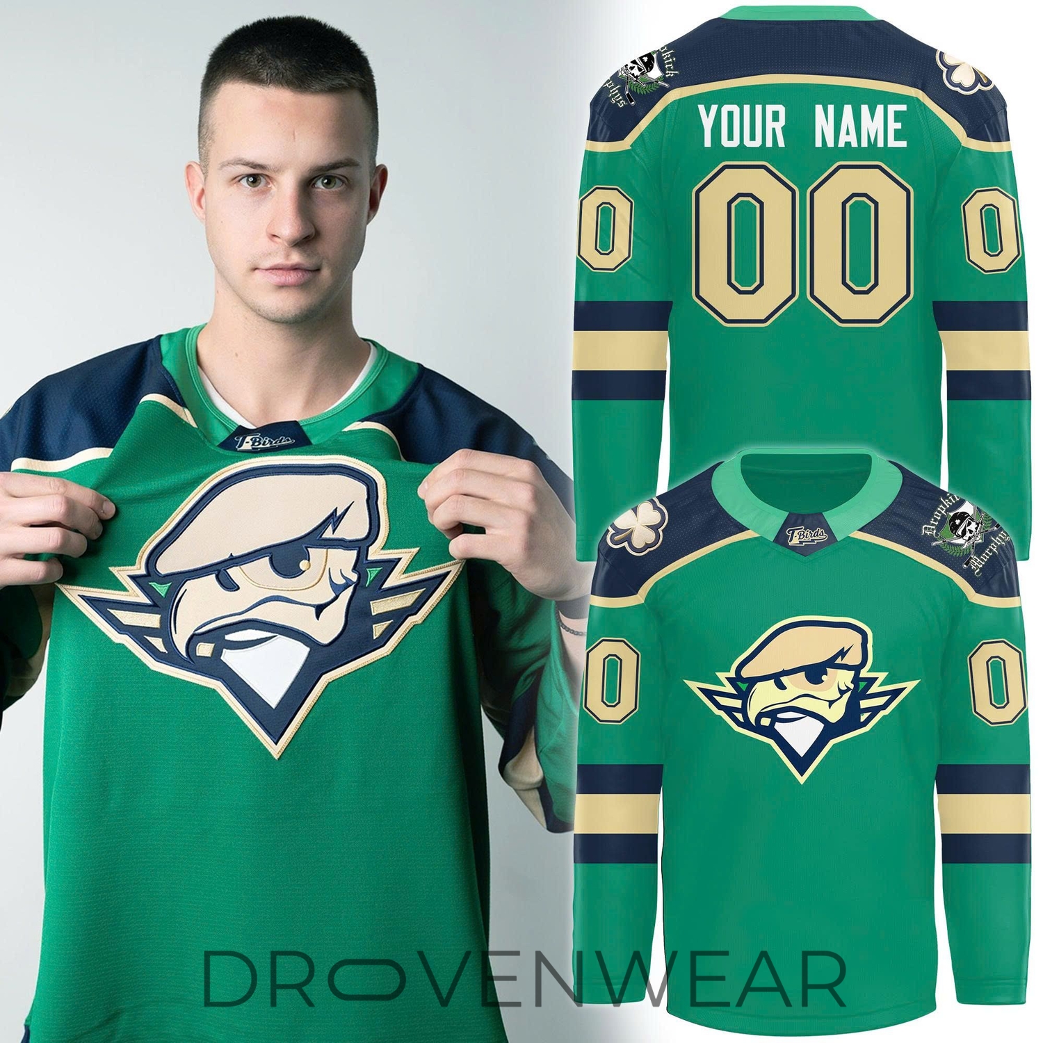 Springfield Thunderbirds 2026 Dropkick Murphys Jersey Springfield Thunderbirds 2026 Dropkick Murphys Jersey