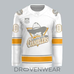 Green Bay Gamblers 2026 Throwback White Out Hockey Jersey 2.jpg