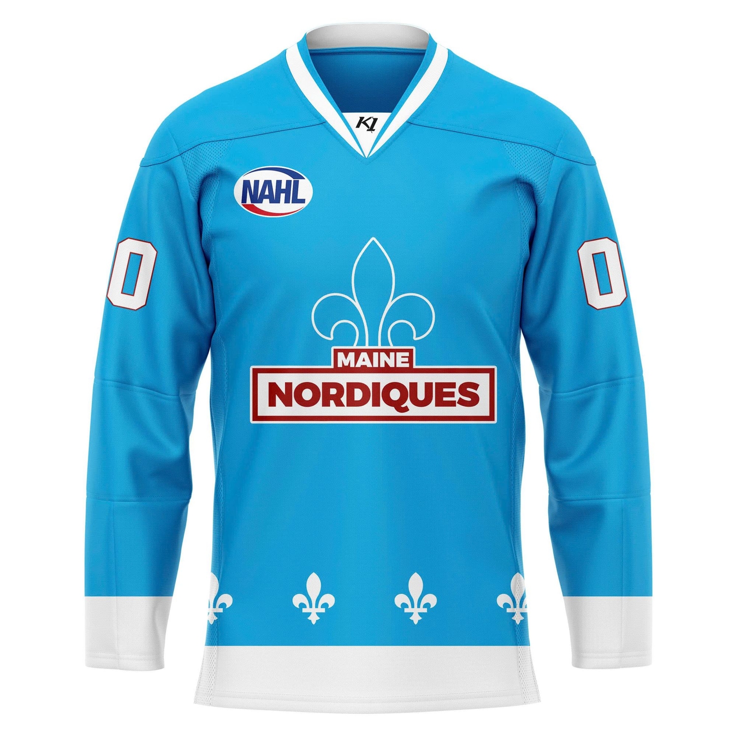 Maine Nordiques 2026 Powder Blue Hockey Jersey Maine Nordiques 2026 Powder Blue Hockey Jersey