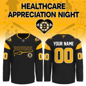 Boston Bruins 2026 Healthcare Appreciation Night Special Hockey Jersey