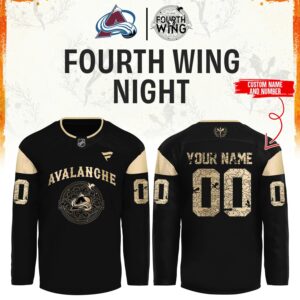 2026 Colorado Avalanche Fourth Wings Night Hockey Limited Edition Jersey