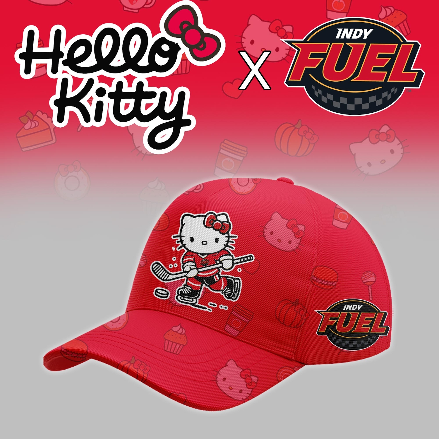 Indy Fuel x Hello Kitty Night Game Limited Hockey Jersey Indy Fuel x Hello Kitty Night Game Limited Hockey Jersey