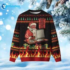 Santa I Hope This Email Finds You Well Ugly Christmas Sweater