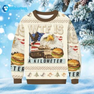 WTF Is A Kilometer Ugly Christmas Sweater