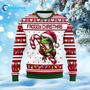 Froggy Christmas Ugly Sweater