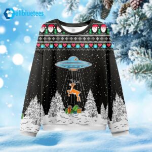 Alien Abduction Ugly Christmas Sweater