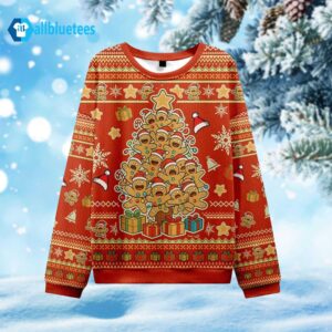 Gingerbread Christmas Tree Ugly Sweater
