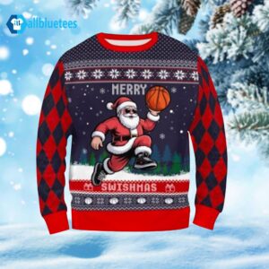 Merry Swishmas Ugly Christmas Sweater