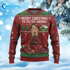 Merry Christmas Ya Filthy Animal Ugly Christmas Sweater