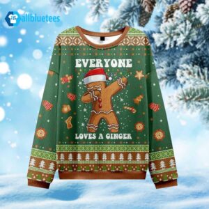 Everyone Loves A Ginger Ugly Christmas Sweater