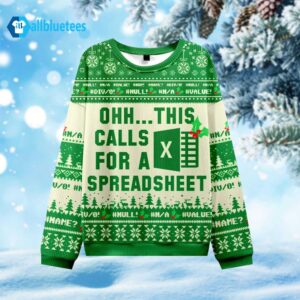 This Calls For A Spreadsheet Excel Ugly Christmas Sweater