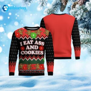 I Eat Ass And Cookies Ugly Sweater