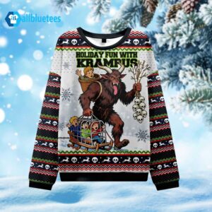 Holiday Fun With Krampus Ugly Christmas Sweater