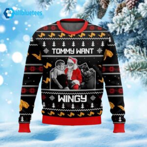 Tommy Want Wingy Ugly Christmas Sweater