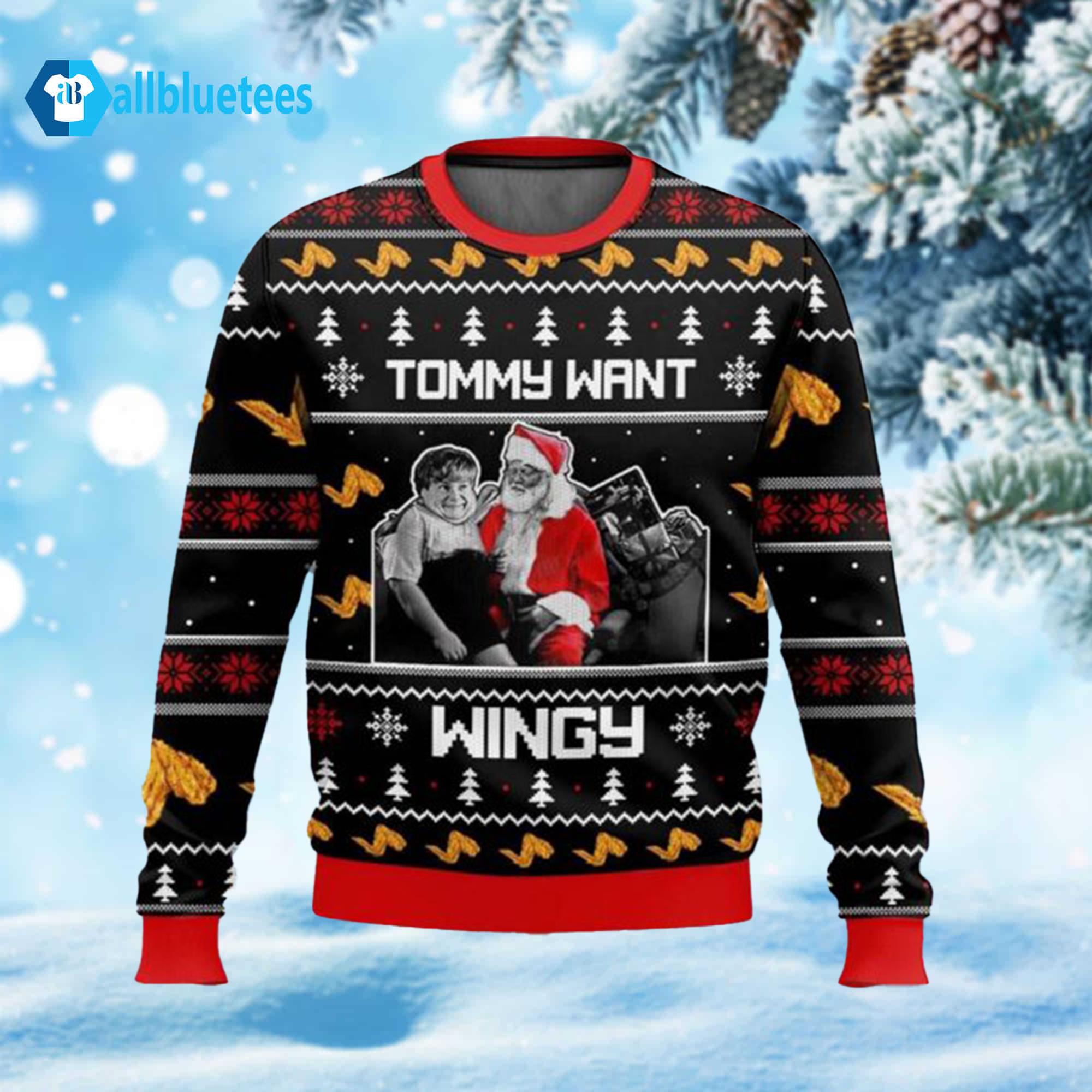 Tommy Want Wingy Ugly Christmas Sweater Tommy Want Wingy Ugly Christmas Sweater