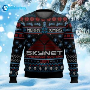 Merry Xmas Skynet Ugly Christmas Sweater