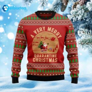 A Very Merry Quarantine Christmas Ugly Sweater