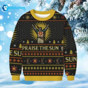 Praise The Sun Ugly Christmas Sweater