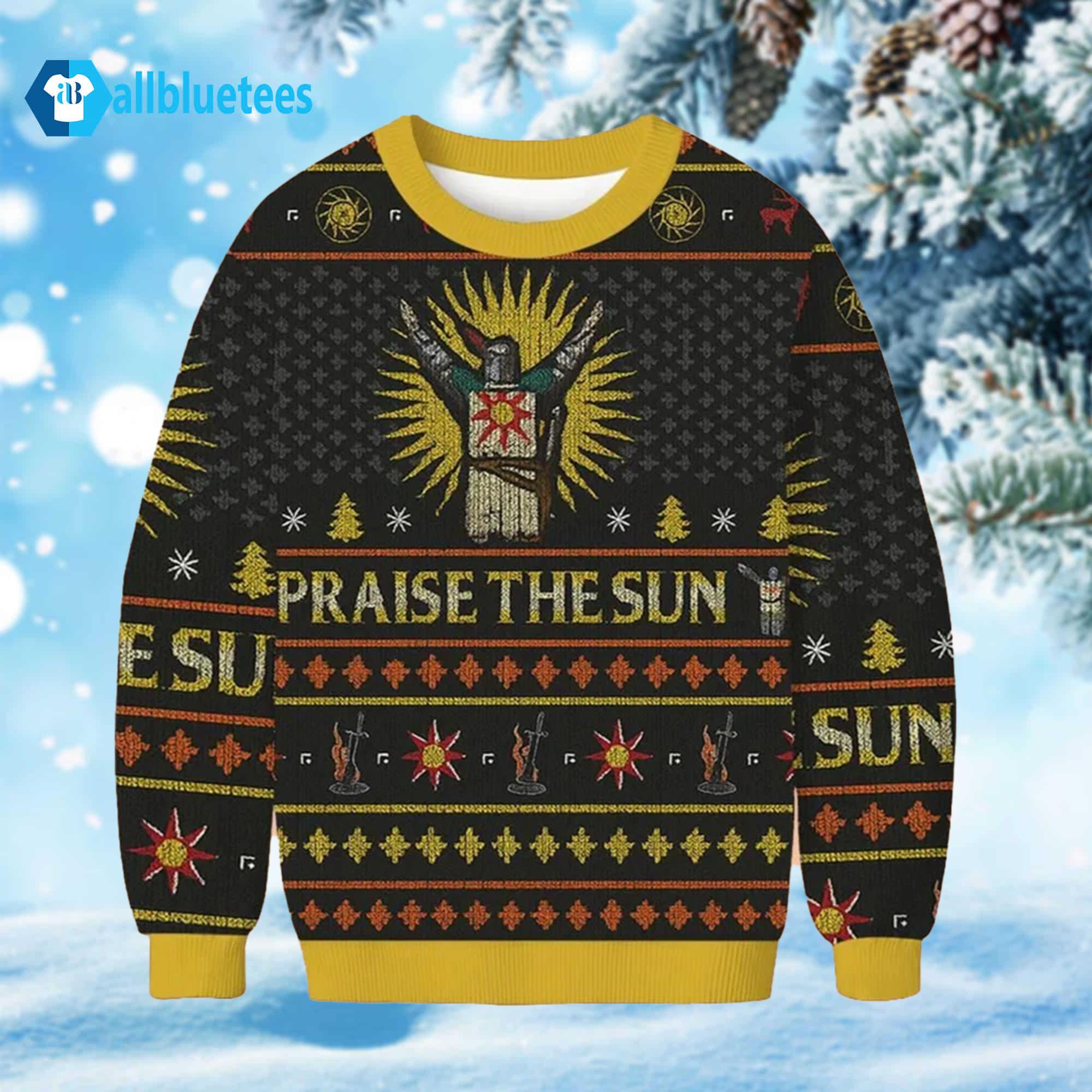 Praise The Sun Ugly Christmas Sweater Praise The Sun Ugly Christmas Sweater