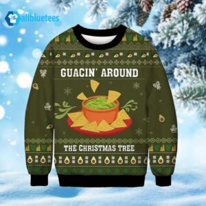Guacin Around The Christmas Tree Ugly Sweater