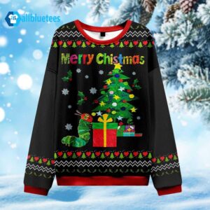 Caterpillar Ugly Christmas Sweater