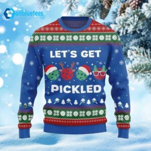 Let’s Get Pickled Ugly Christmas Sweater